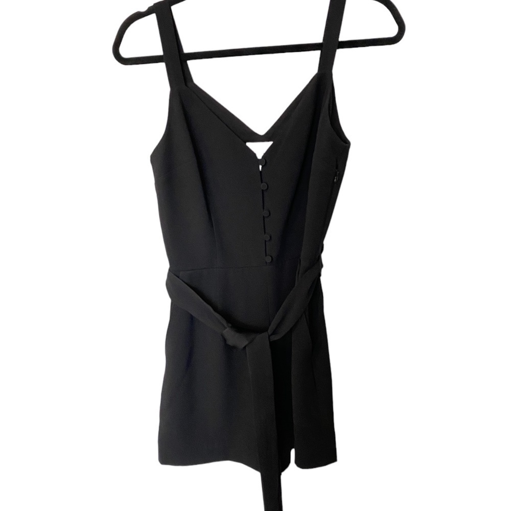 Aritzia Little Moon Petunia Romper, Black, Size 2